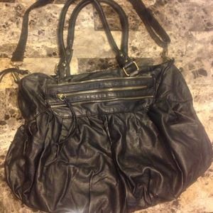 Brand New! Black faux leather handbag
