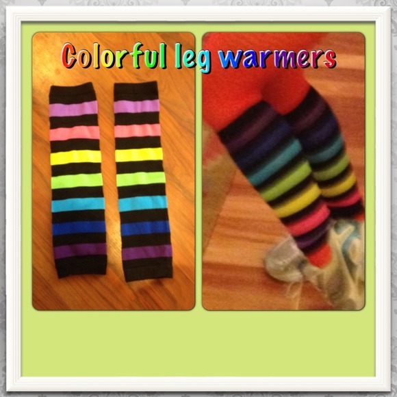 SOLD! Colorful leg warmers