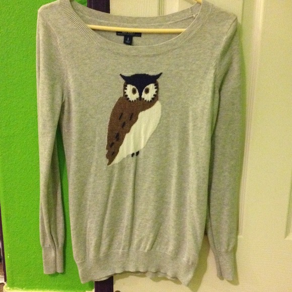 Old navy owl sweater