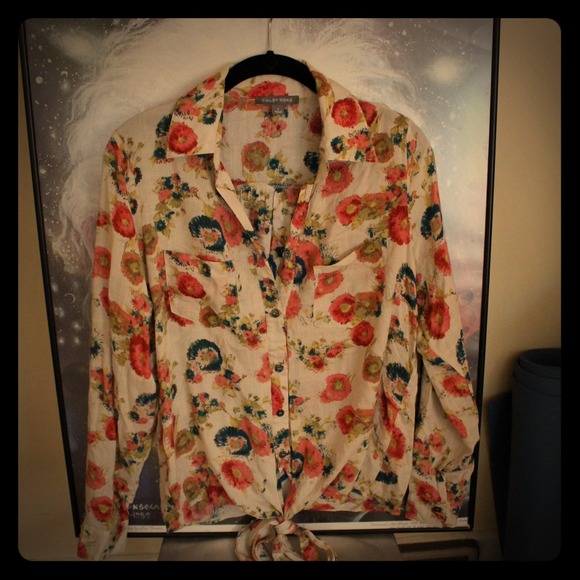 Floral Button Up