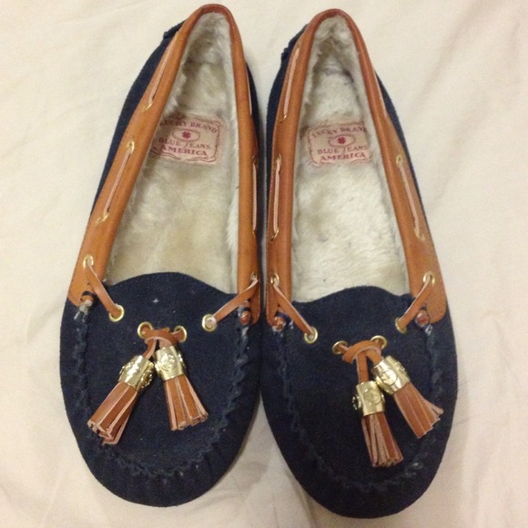 Bundle :Lucky Brand Loafers - sz 7 and Sweatshirt