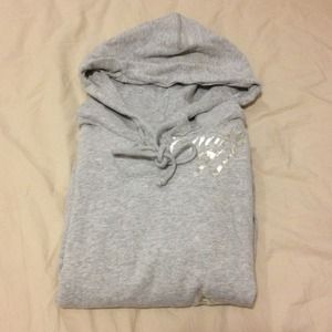Fleece Hooded Sweatshirt w/Pockets - Large