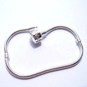 Sterling Silver (925) Pandora Charm Snake Bracelet