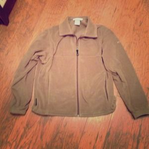 Columbia  fleece jacket. Olive green