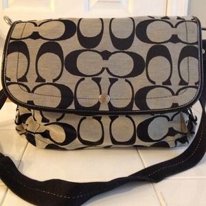Coach messenger bag.