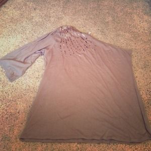 One Sleeve Sequin Top