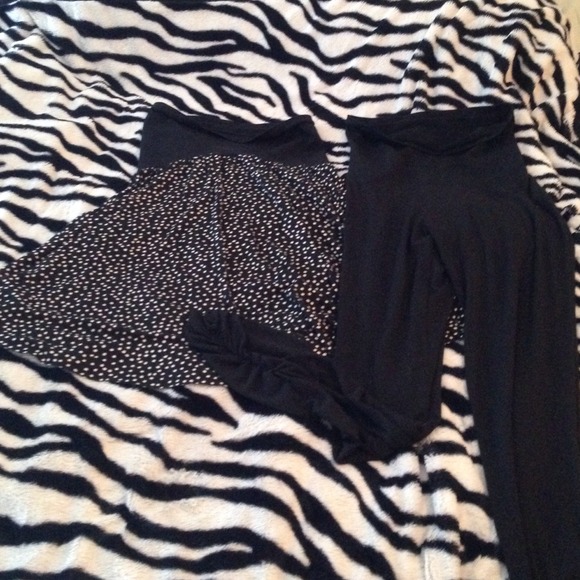 🚫SOLD🚫Bundled cotton maternity skirt and pants