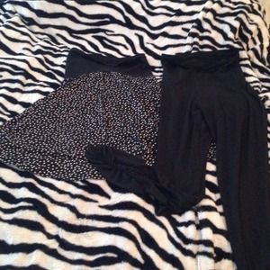🚫SOLD🚫Bundled cotton maternity skirt and pants