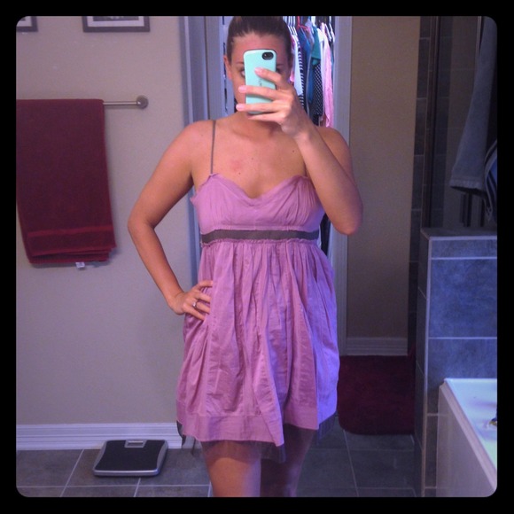 Loft Purple Whimsical Dress