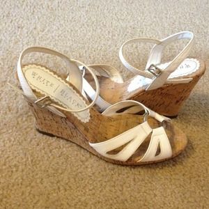 Wedge sandal! White House Black Market.