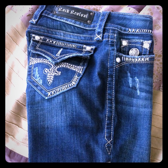 ‼️‼️SOLD‼️‼️ RockRevival 28L 'Celine' boot cut - Picture 1 of 4