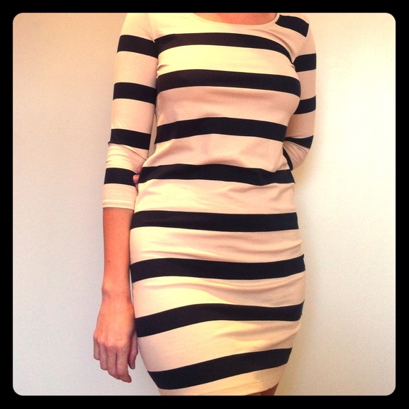 HOLDING for @jennifer2012- STRIPED DRESS by H&M