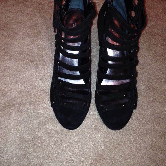 RESERVED. Nine West Boutique Suede Booties