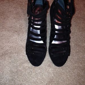 RESERVED. Nine West Boutique Suede Booties