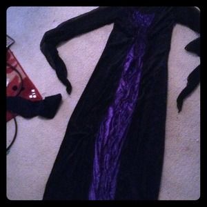 Halloween purple and black costume