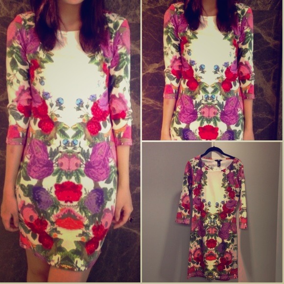 H&M mirror bodycon dress