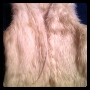 Faux fur vest