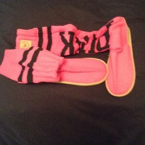 Victoria's Secret slipper boots