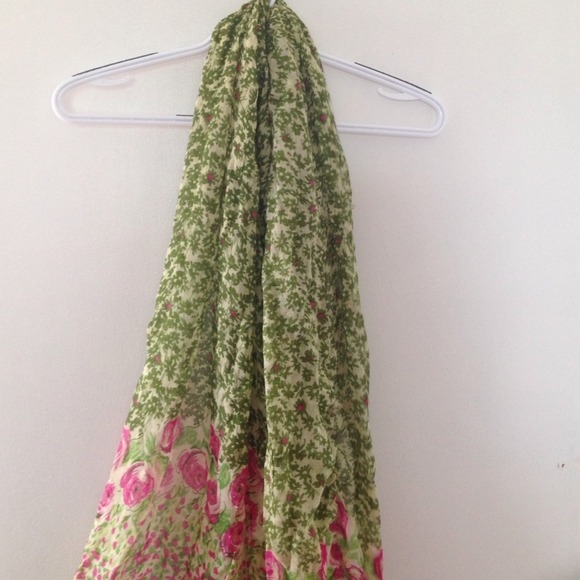 Floral scarf