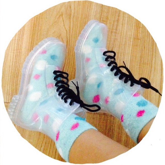 Shoes - ❌Reserved Transparent boots 👢