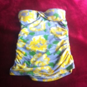 Floral tube top