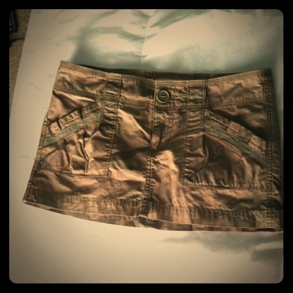 Cute Camo Hollister Mini Skirt