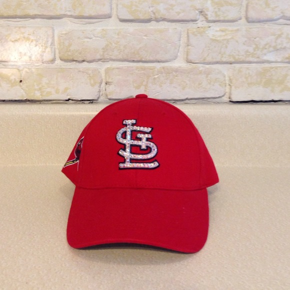 Rhinestone Cardinals Hat