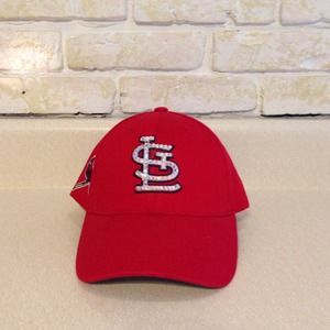 Rhinestone Cardinals Hat
