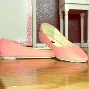 Pink synthetic flats