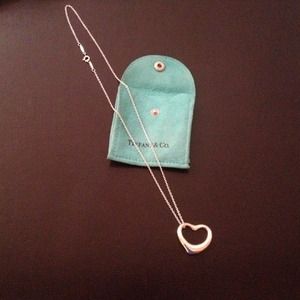 Tiffany & Co Elsa Peretti open heart pendant