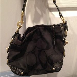 Bundle black coach bag and sungless