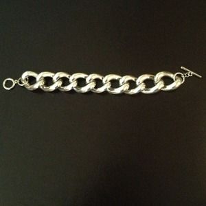 Sterling silver chain bracelet