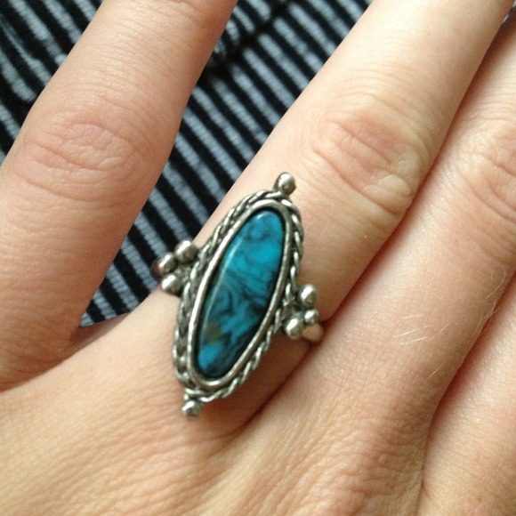 🔴SOLD🔴 Vintage turquoise ring - Picture 2 of 4