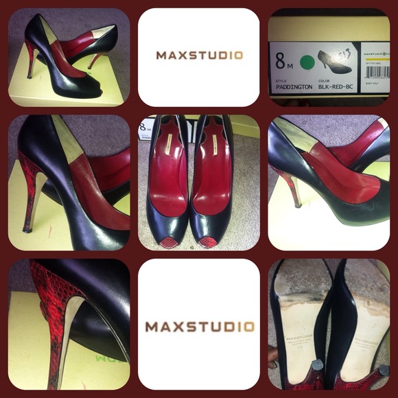 Black/Red Pumps