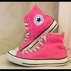 Pink Converse All Star High Tops