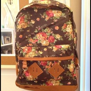 Floral backpack