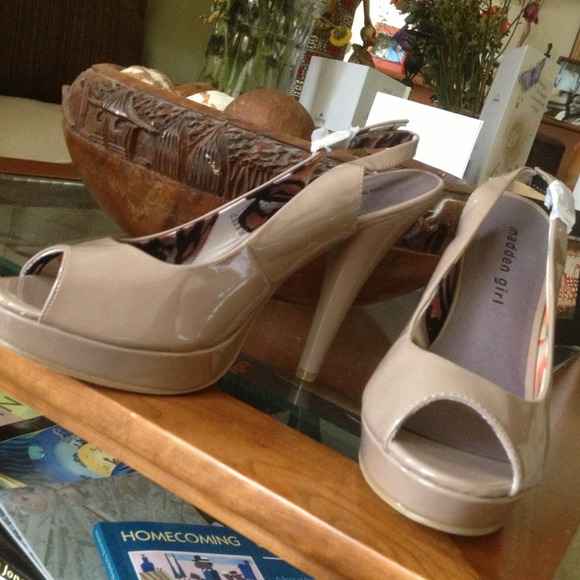 Madden Girl Patent Peep-Toe