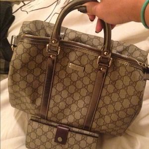 Gucci handbag with wallet