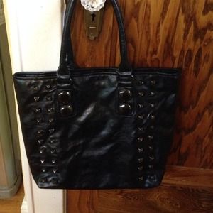 Studded aldo synthetic leather bag