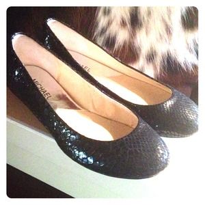 Black Michael Kors Ballet Flats