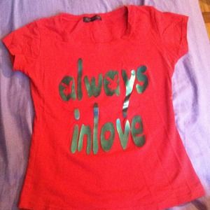 Playboy "always in love" tee
