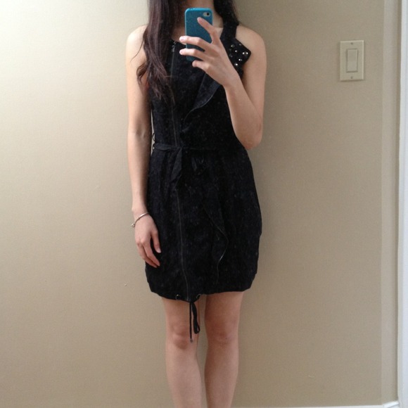 Bebe lace black dress