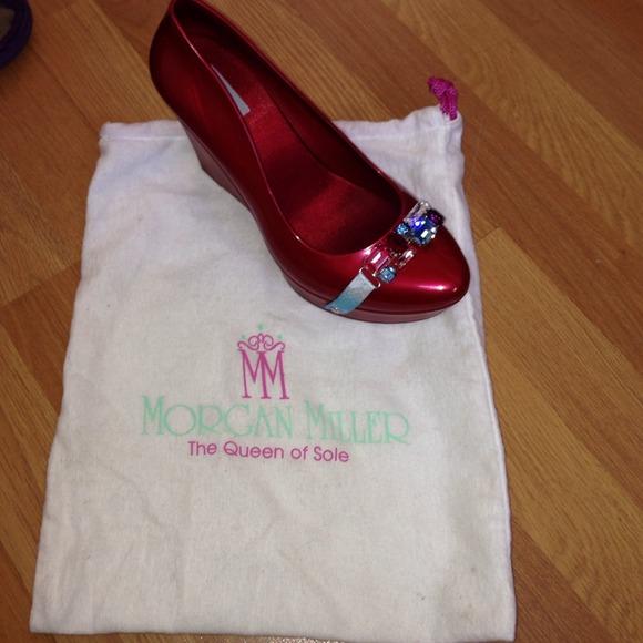 Morgan Miller custom design buckle wedge shoe - Picture 1 of 3