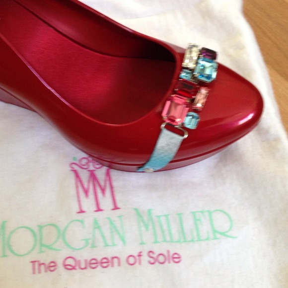 Morgan Miller custom design buckle wedge shoe - Picture 2 of 3