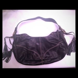 Francesco Biasia Black Leather Purse