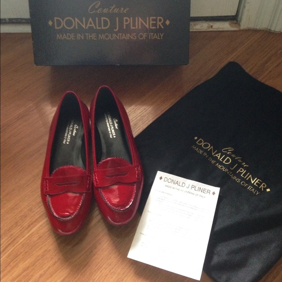 Donald J Pliner couture red shoes - Picture 2 of 4