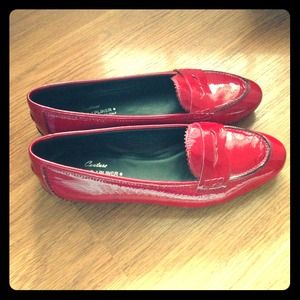 Donald J Pliner couture red shoes