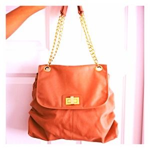 Mark Lock and Chain Purse