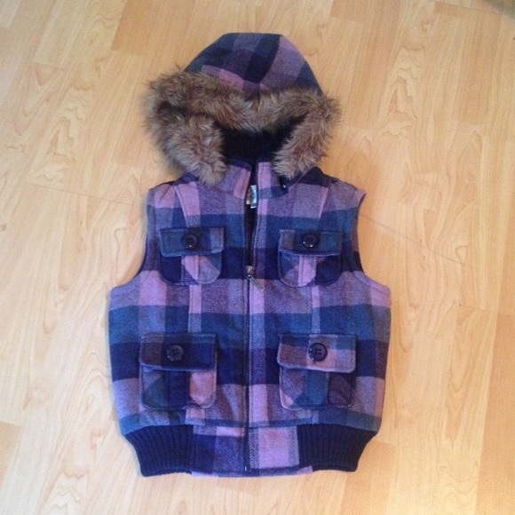 Plaid vest