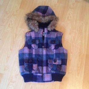 Plaid vest
